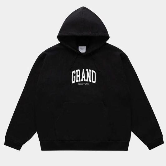 Grand Collection New York Hooded Sweatshirt Black-Black Sheep Skate Shop