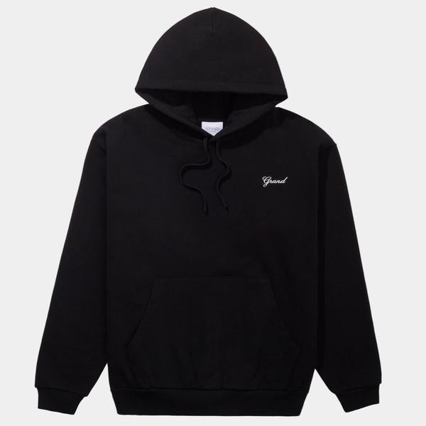 Grand Collection Script Hoodie Black-Black Sheep Skate Shop