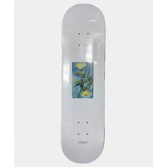 Grand Collection x Connor Champion White Roses Deck 8.25"-Black Sheep Skate Shop