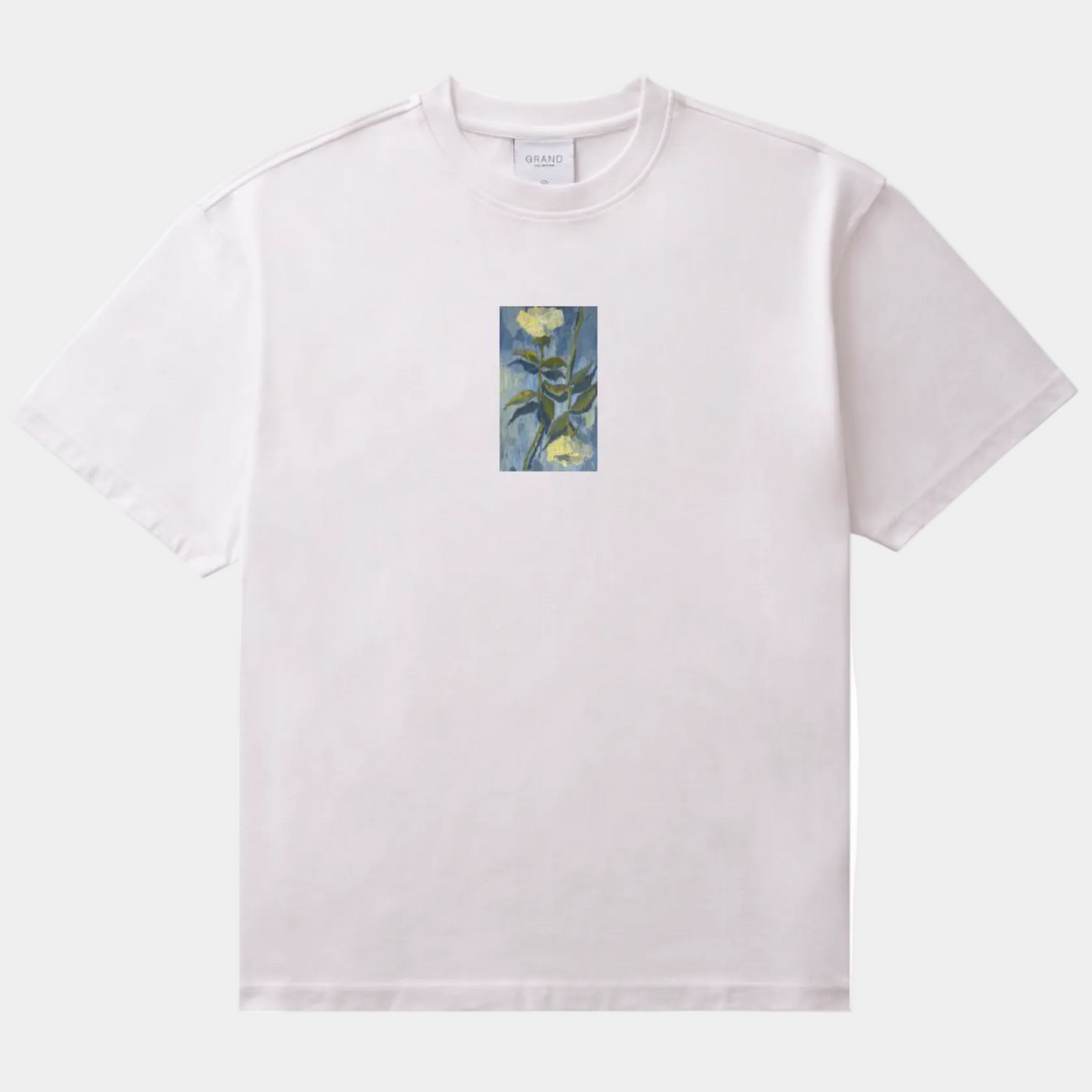 Grand Collection x Connor Champion White Roses T-Shirt White-Black Sheep Skate Shop