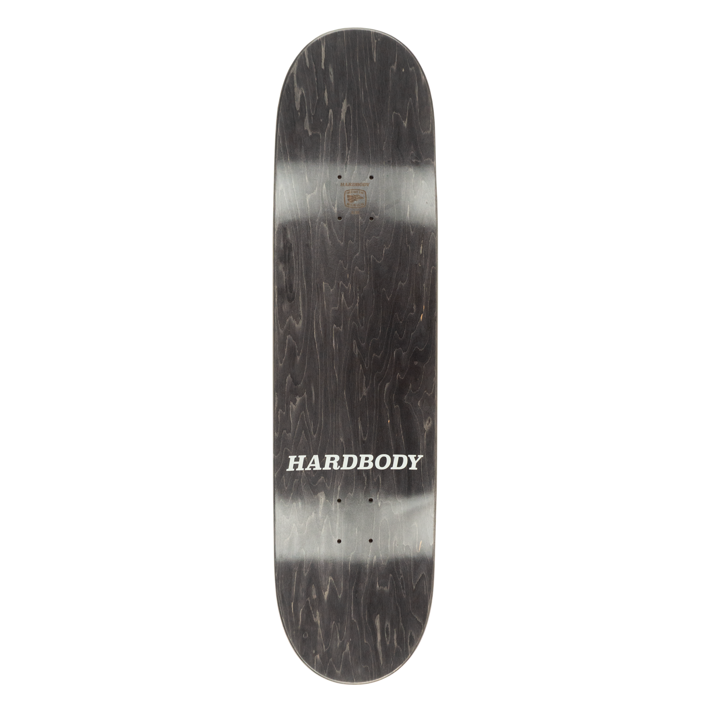 Hardbody Skateboards Classic Logo Deck 8.38" Silver