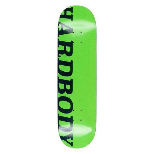 Hardbody Skateboards Classic Logo Deck 8.25" Neon - Navy-Black Sheep Skate Shop