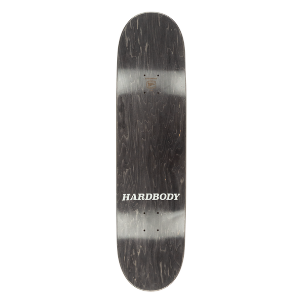 Hardbody Skateboards Classic Logo Deck 8.38" Silver-Black Sheep Skate Shop