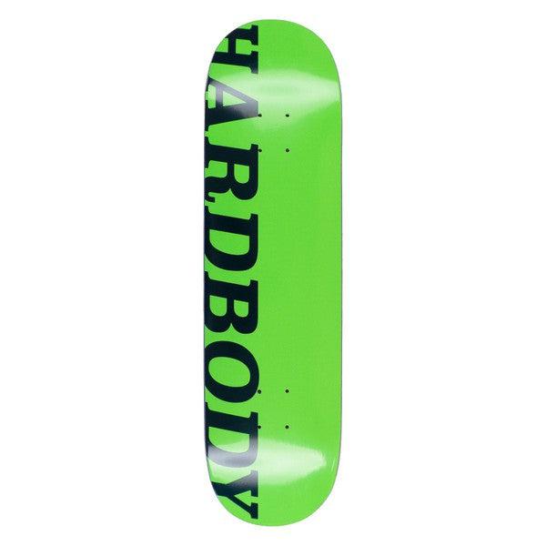 Hardbody Skateboards Classic Logo Deck 8.5" Neon - Navy-Black Sheep Skate Shop