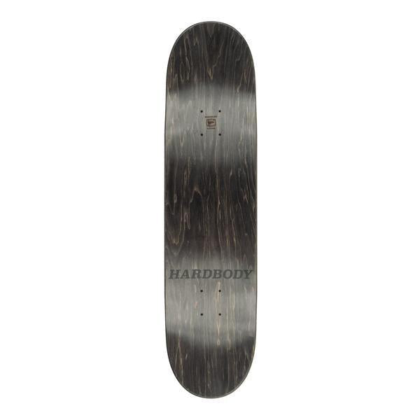 Hardbody Skateboards Classic Logo Deck 8.75" Black - White-Black Sheep Skate Shop