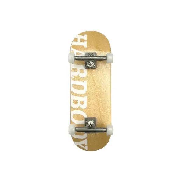 Hardbody Skateboards Complete OG Logo Fingerboard Maple - White-Black Sheep Skate Shop
