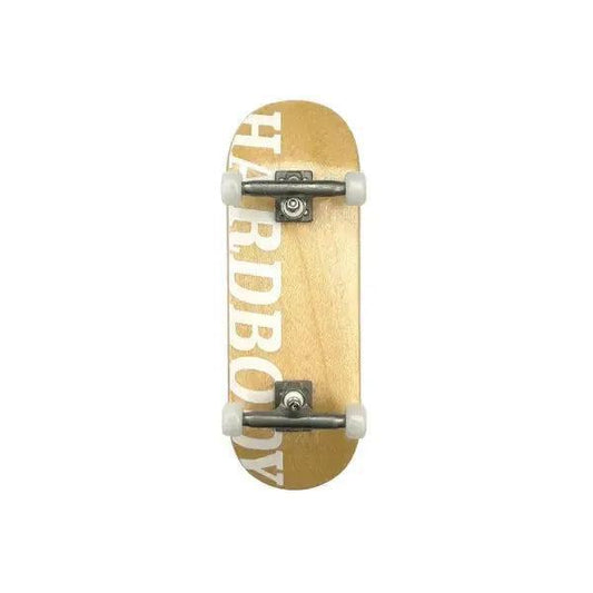 Hardbody Skateboards Complete OG Logo Fingerboard Maple - White-Black Sheep Skate Shop