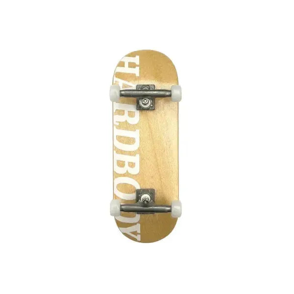 Hardbody Skateboards Complete OG Logo Fingerboard Maple - White-Black Sheep Skate Shop
