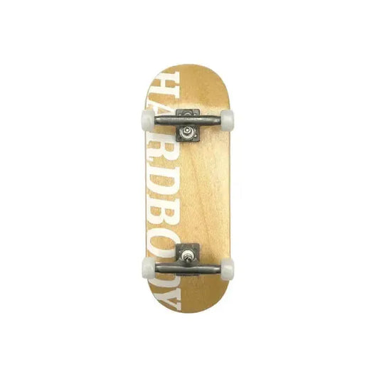Hardbody Skateboards Complete OG Logo Fingerboard Maple - White-Black Sheep Skate Shop