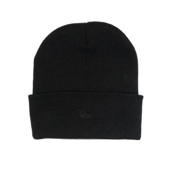 Hardbody Skateboards Embroidered OG Logo Cuff Beanie Black - Black-Black Sheep Skate Shop