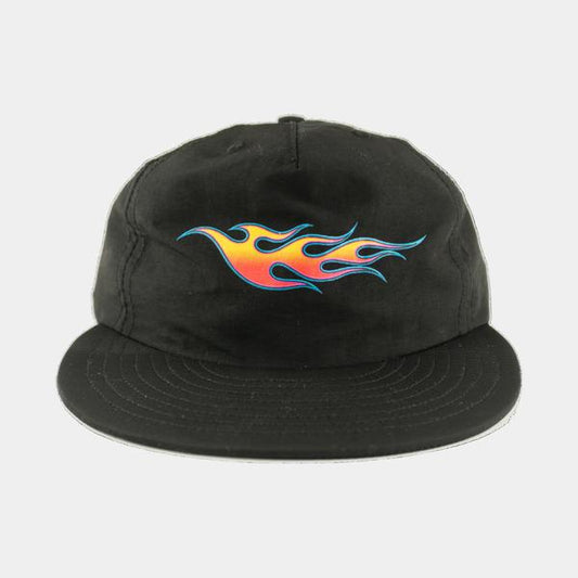 Hardbody Skateboards Flame's Snapback Hat Black-Black Sheep Skate Shop