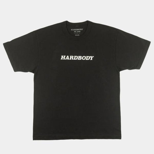 Hardbody Skateboards Heavy Weight Embroidered Logo T-Shirt Black-Black Sheep Skate Shop