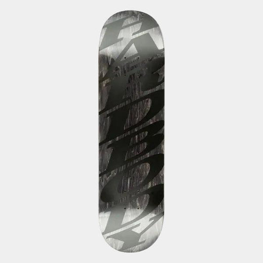Hardbody Skateboards Stacked Logo Deck 8.38" Black Veneer-Black Sheep Skate Shop