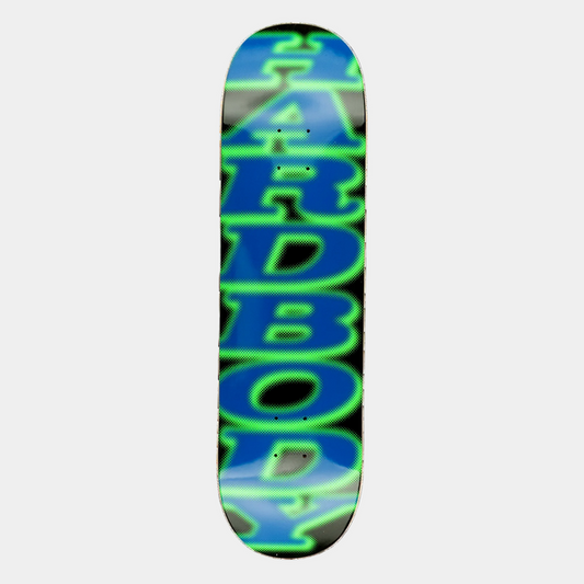 Hardbody Skateboards Stacked Spot Logo Deck 8.25" Short-Black Sheep Skate Shop