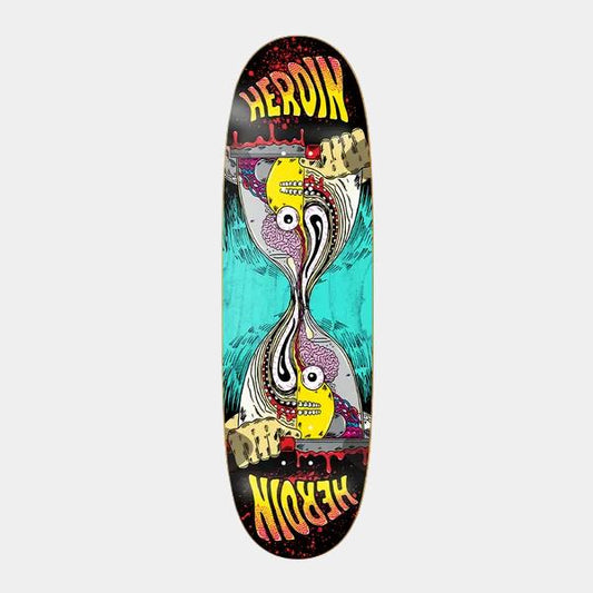 Heroin Skateboards Merged Anatomy Razor Egg Deck 9.25"-Black Sheep Skate Shop