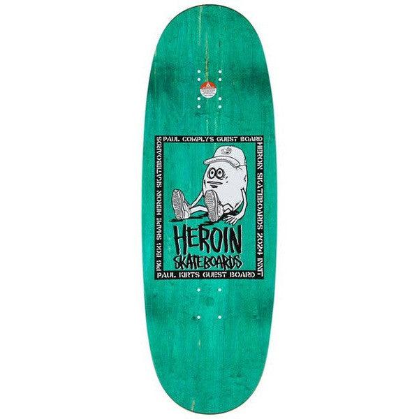 Heroin Skateboards Paul's Egg Deck 10.4"-Black Sheep Skate Shop