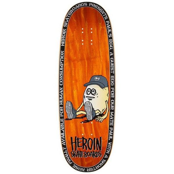 Heroin Skateboards Paul's Egg Deck 10.4"-Black Sheep Skate Shop