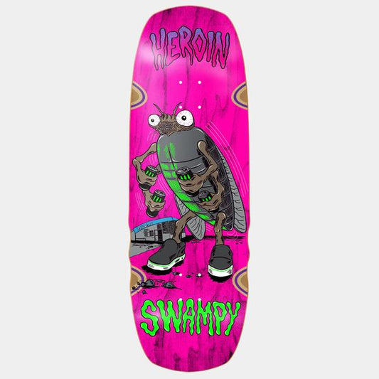 Heroin Skateboards Swampy Bug Deck 10.75"-Black Sheep Skate Shop