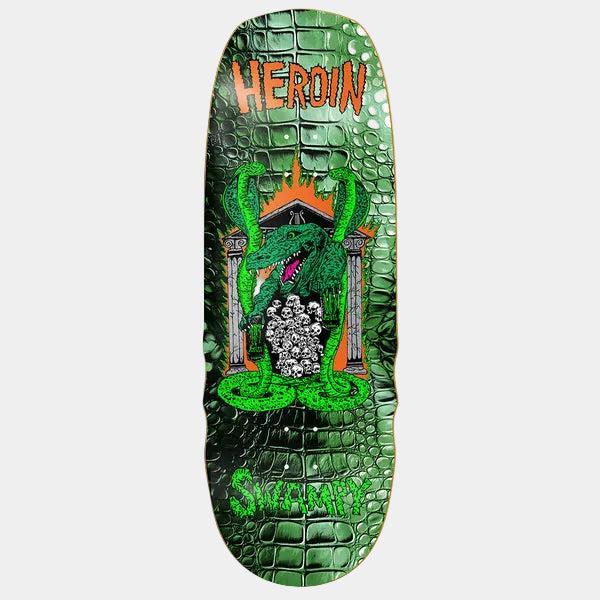 Heroin Skateboards Swampy Knock Off Deck 10.6"-Black Sheep Skate Shop