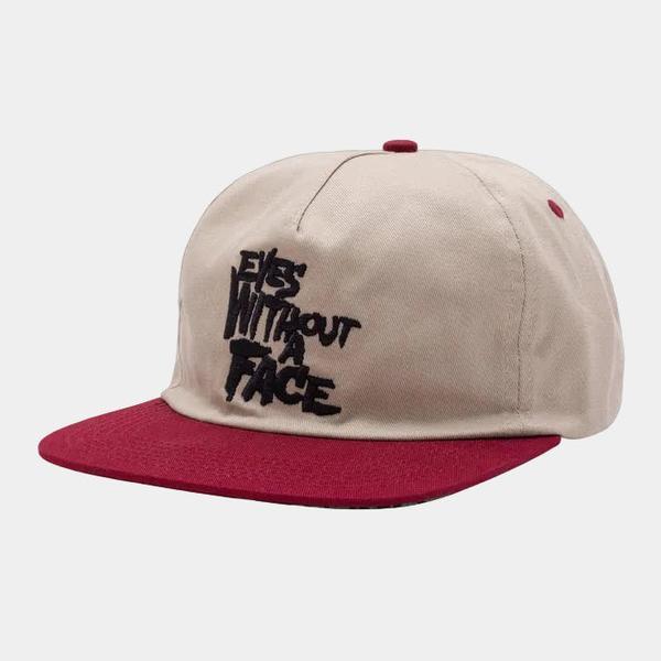 Hockey Skateboards EWOF Snapback Hat Tan - Burgundy-Black Sheep Skate Shop