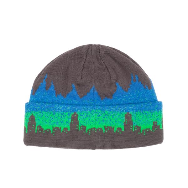 Hockey Skateboards Lights Out Beanie Grey - Blue-Black Sheep Skate Shop