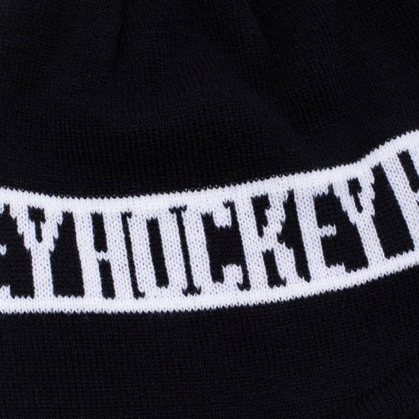 Hockey Skateboards No Fold Beanie Black-Black Sheep Skate Shop