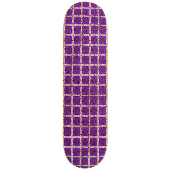 Hockey Skateboards Plaid Purple Deck 8.25"-Black Sheep Skate Shop