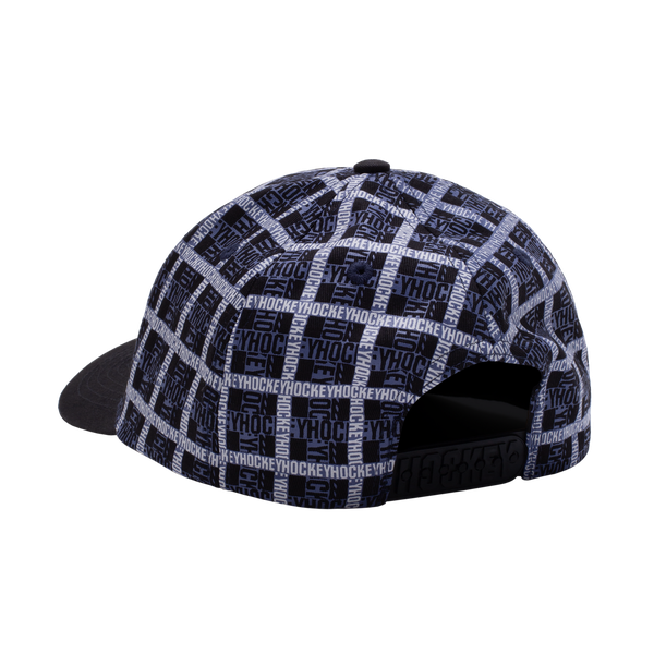 Hockey Skateboards Plaid Snapback Hat Navy - Black-Black Sheep Skate Shop