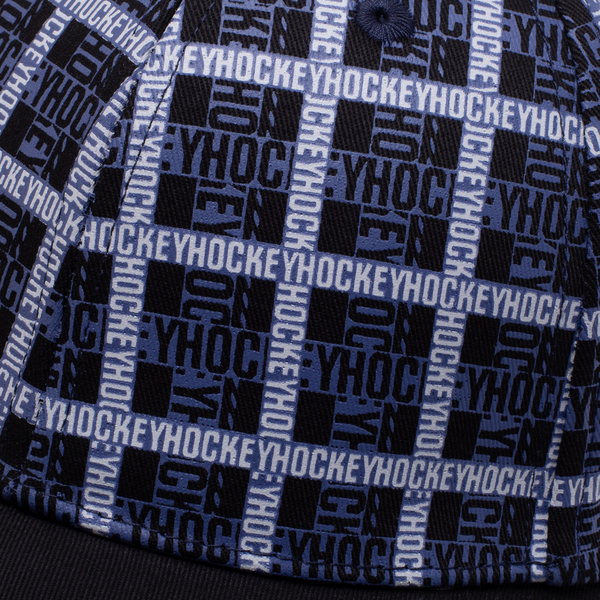 Hockey Skateboards Plaid Snapback Hat Navy - Black-Black Sheep Skate Shop