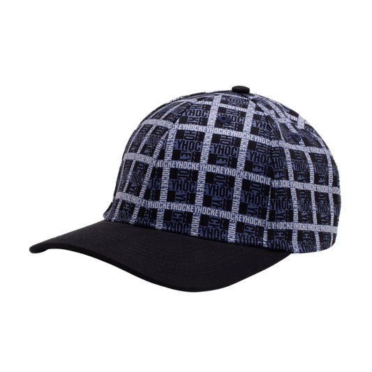 Hockey Skateboards Plaid Snapback Hat Navy - Black-Black Sheep Skate Shop