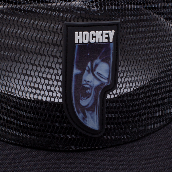 Hockey Skateboards Reverse Trucker Snapback Hat Black - Black-Black Sheep Skate Shop
