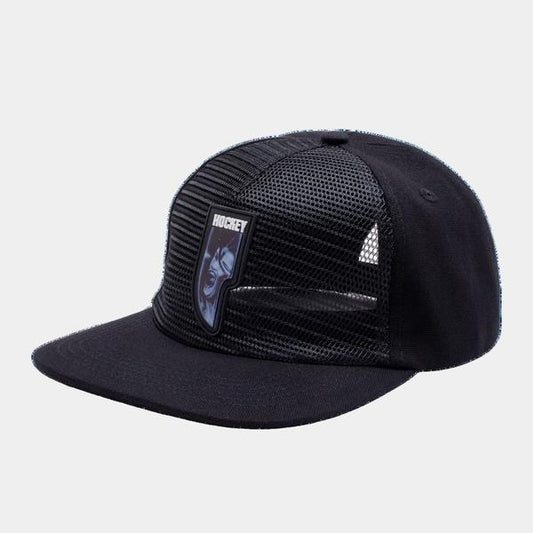 Hockey Skateboards Reverse Trucker Snapback Hat Black - Black-Black Sheep Skate Shop