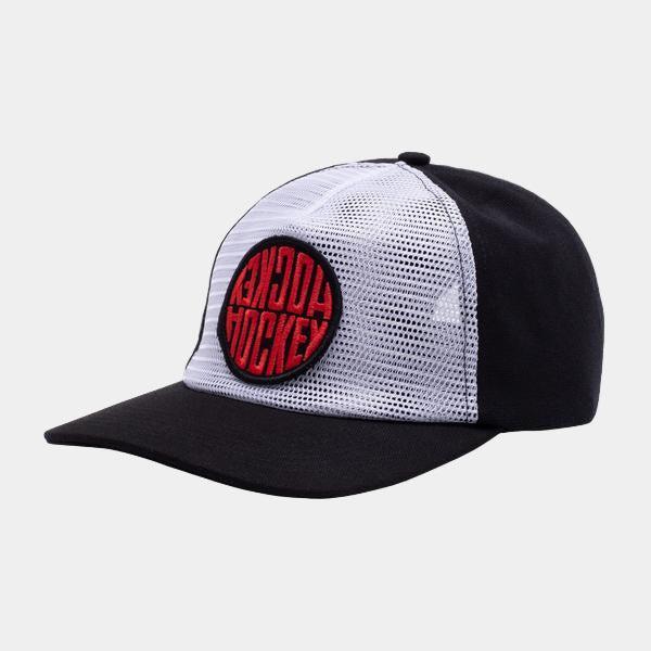 Hockey Skateboards Sewer Hat Reverse Trucker Snapback Hat Black - White-Black Sheep Skate Shop