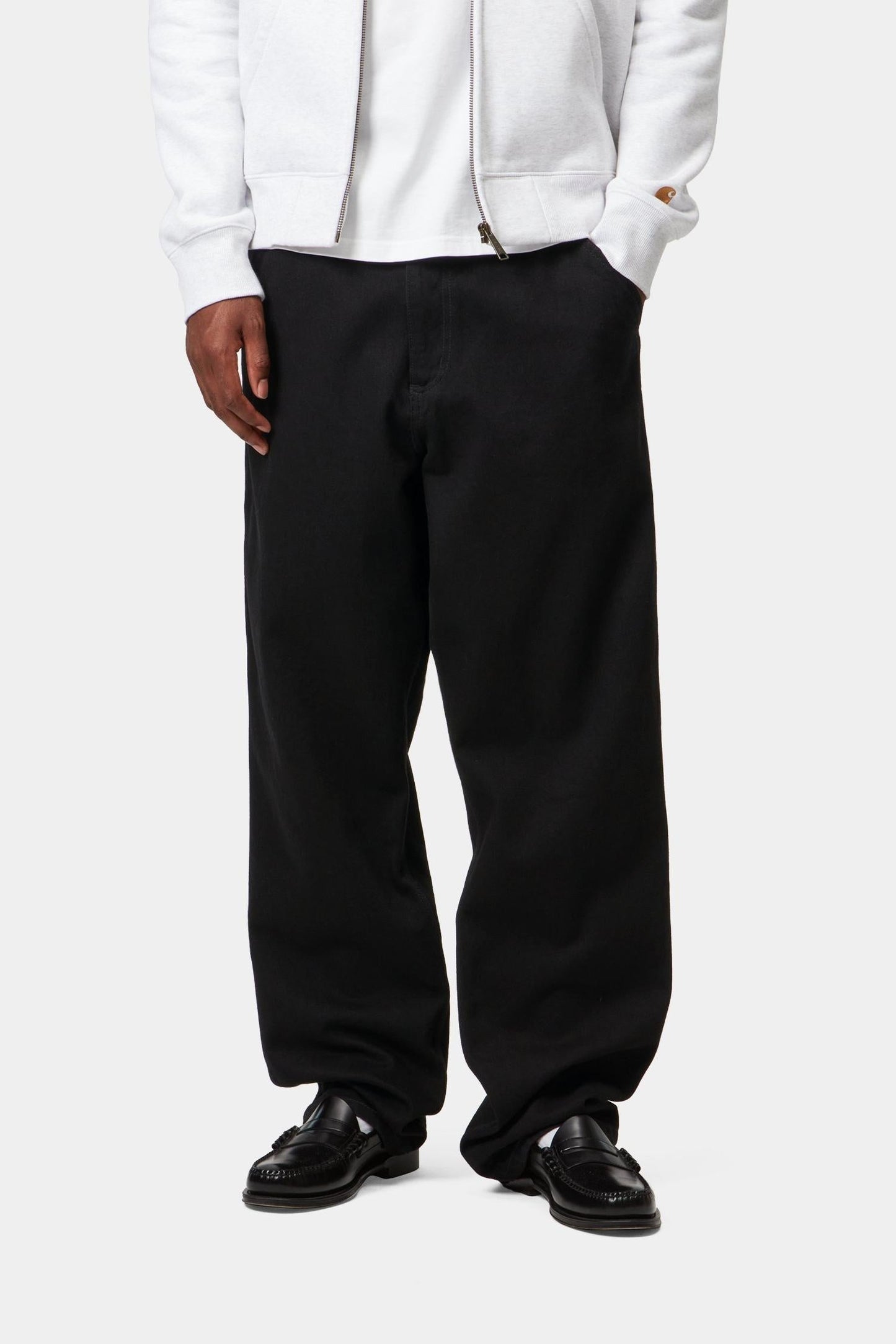 Carhartt WIP Single Knee Pant Denim Rinsed Black