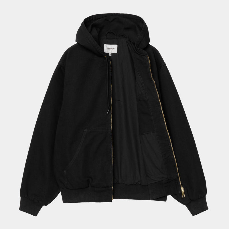 Carhartt WIP OG Active Jacket Spring Black Rinsed Canvas Unlined