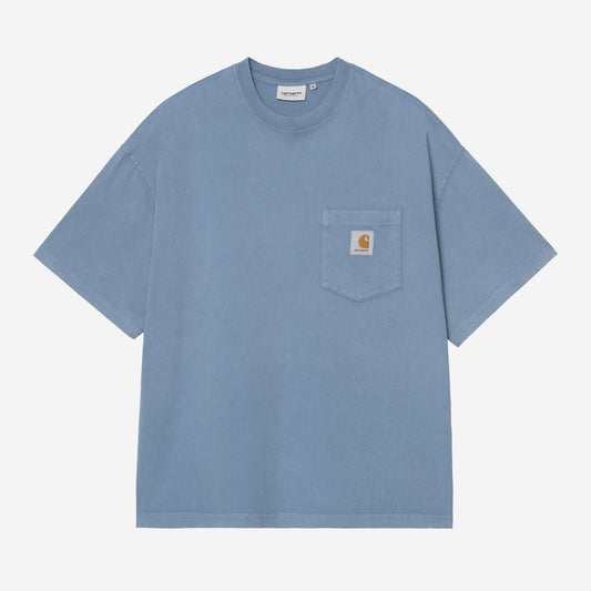 Carhartt WIP S/S Hudson Pocket T-Shirt Sorrent (Chalk Wash)
