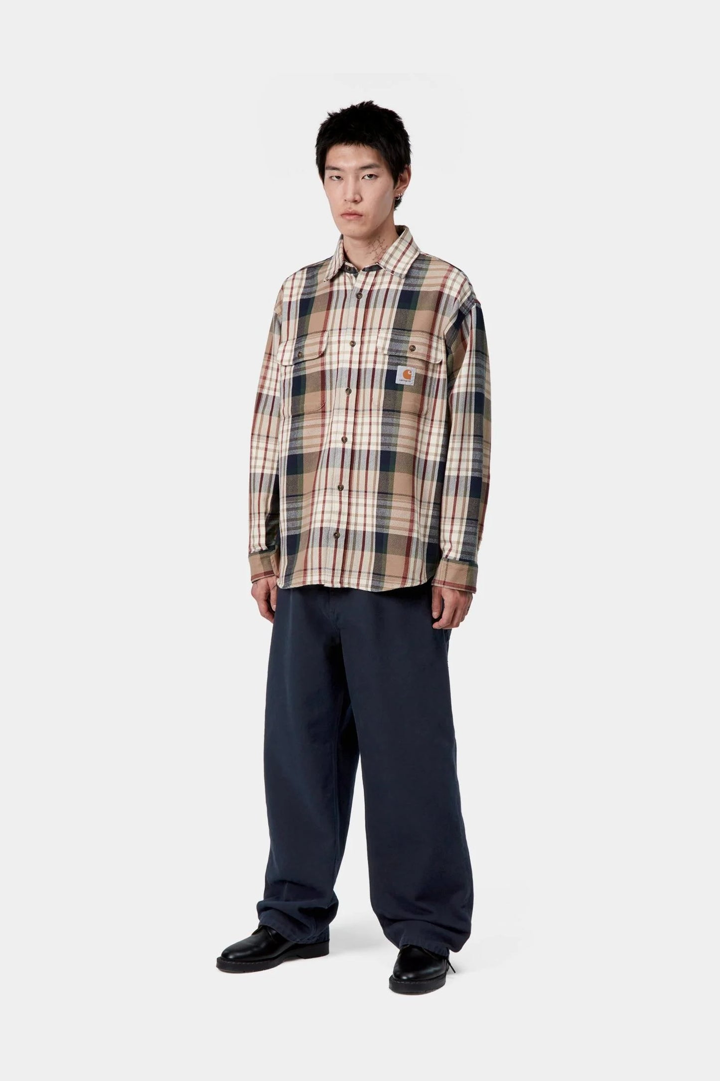 Carhartt WIP OG Single Knee Canvas Pant Deep Night Stone Washed