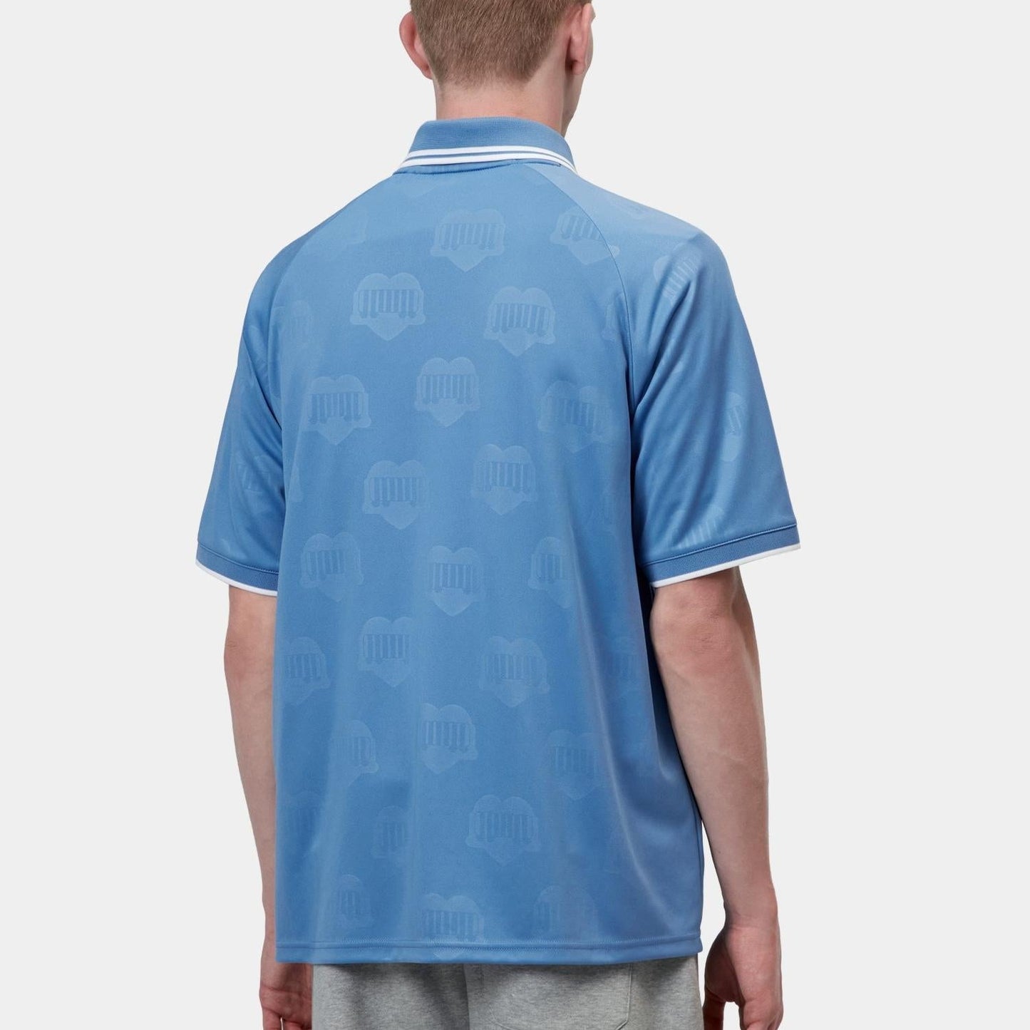 Carhartt WIP Terrace Football Jersey T-Shirt Curacao Heart Train Jacquard