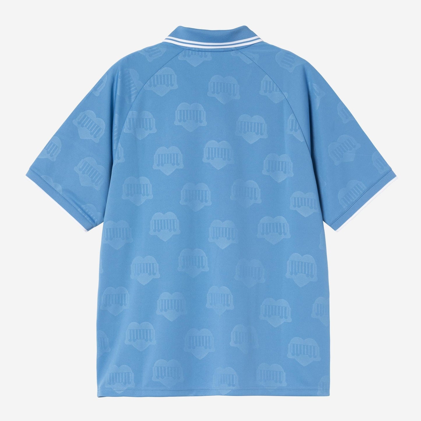 Carhartt WIP Terrace Football Jersey T-Shirt Curacao Heart Train Jacquard