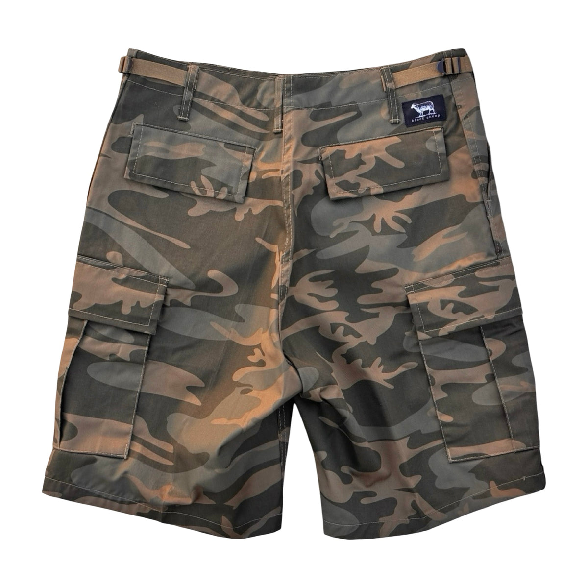 Black Sheep Cargo Skate Shorts - Coyote Camo