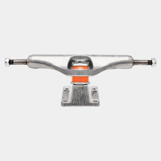 Independent 144 Mid Inverted Kingpin Truck Set Polished Silver-Black Sheep Skate Shop