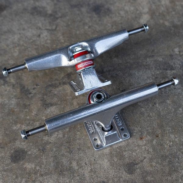 Independent Stage 4 Truck Set 146mm Standard Polished Silver-Black Sheep Skate Shop