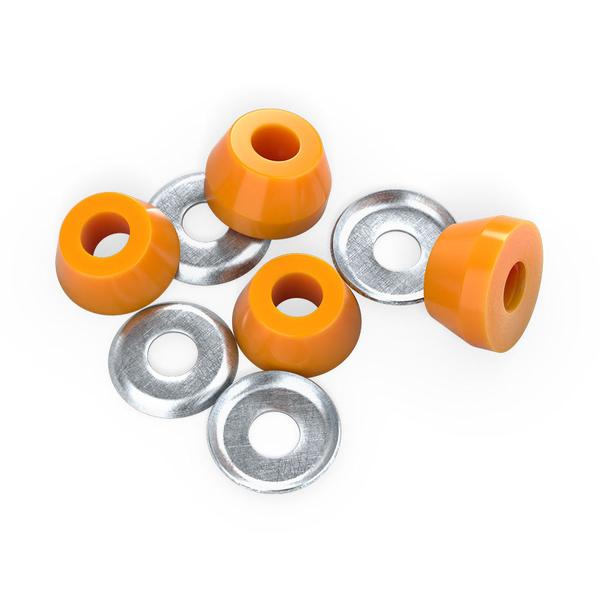 Independent Standard Conical Cushion Bushings 2 Pair w/ Washers 90a Medium Orange-Black Sheep Skate Shop
