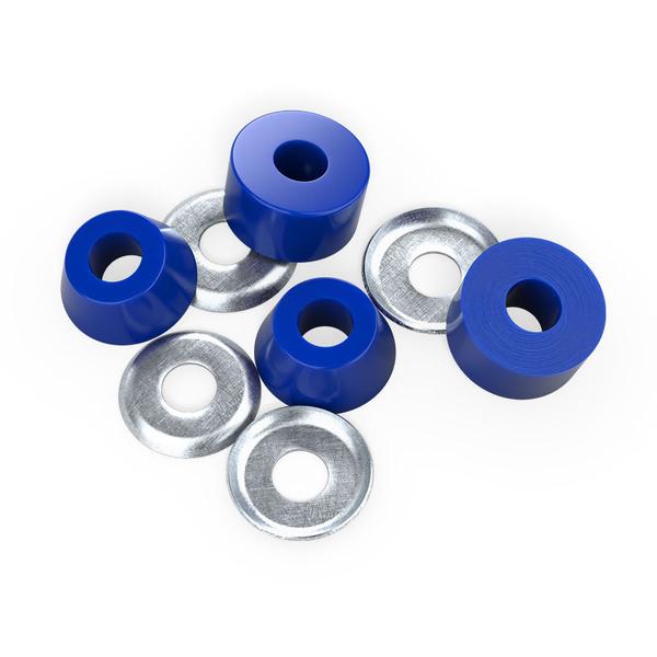 Independent Standard Cylinder Cushion Bushings 2 Pair w/ Washers 92a Medium Hard Blue-Black Sheep Skate Shop
