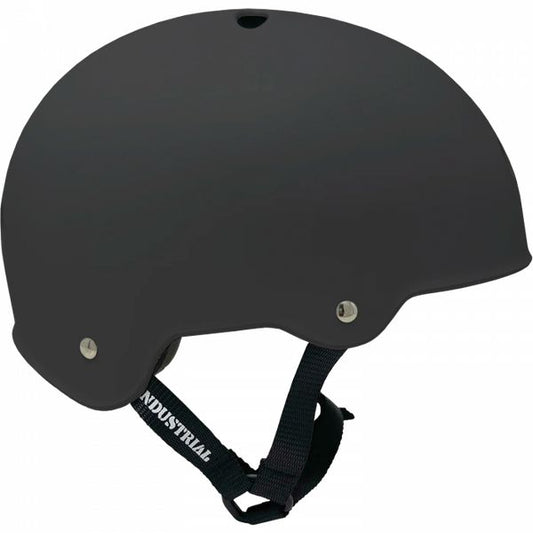 Industrial Skateboard Helmet Matte Black-Black Sheep Skate Shop