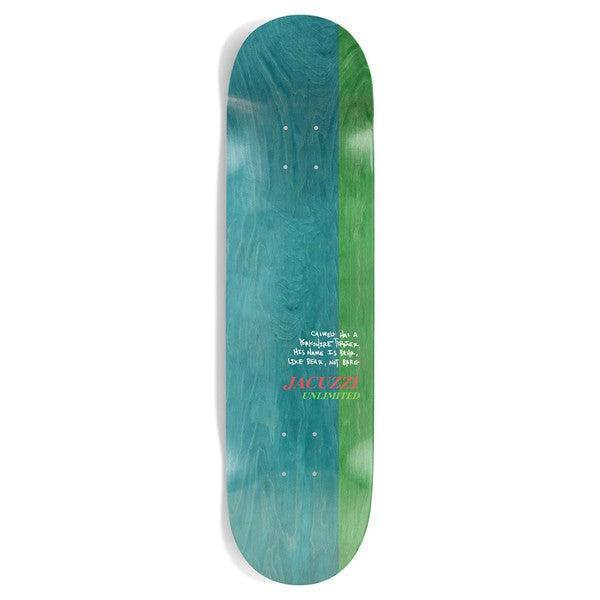 Jacuzzi Unlimited Skateboards Caswell Berry Bear Deck 8.25"-Black Sheep Skate Shop