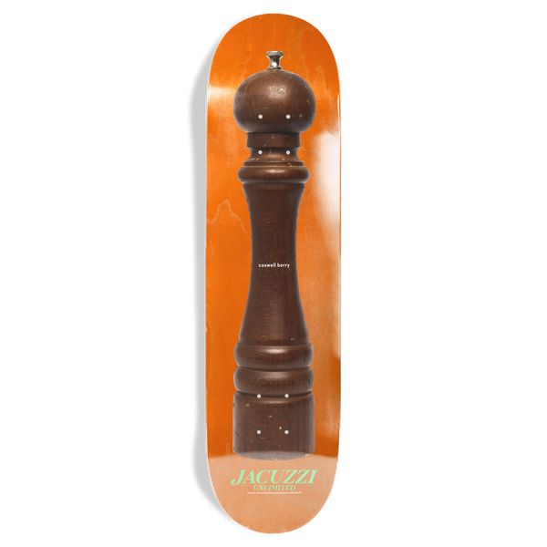 Jacuzzi Unlimited Skateboards Caswell Berry Pepper Grinder Deck 8.25"-Black Sheep Skate Shop