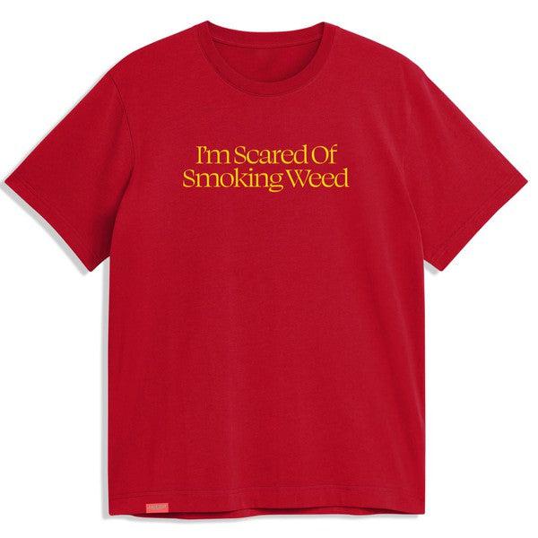 Jacuzzi Unlimited Skateboards Scared Weed T-Shirt Sport Scarlet Red-Black Sheep Skate Shop