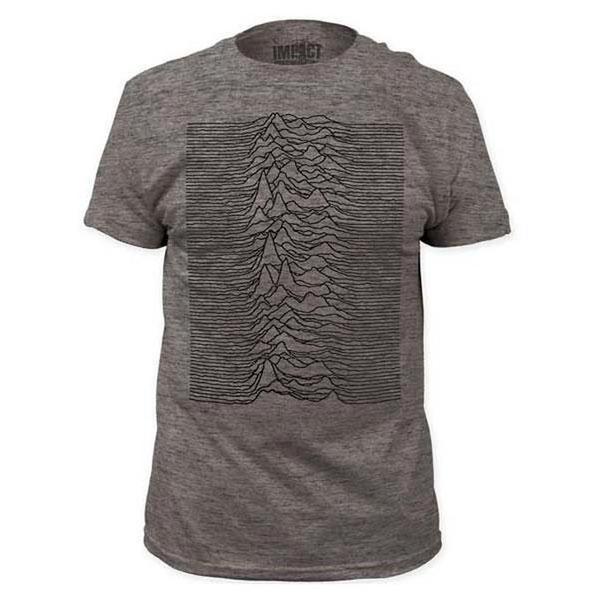 Joy Division Unknown Pleasures Tee Heather Grey-Black Sheep Skate Shop