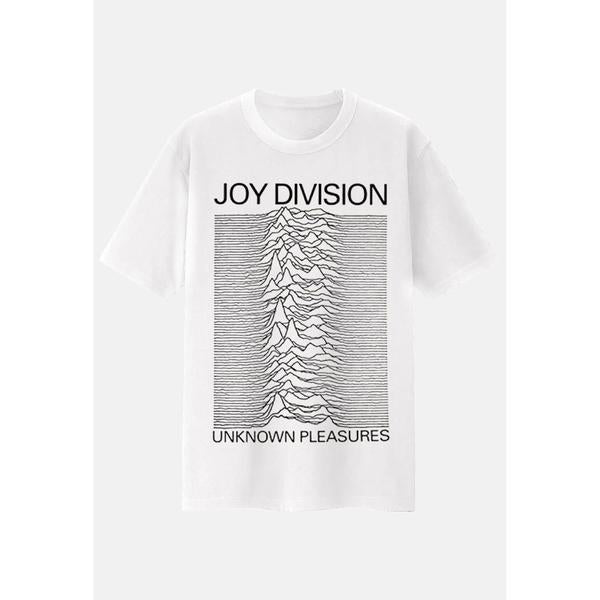 Joy Division Unknown Pleasures Tee White-Black Sheep Skate Shop